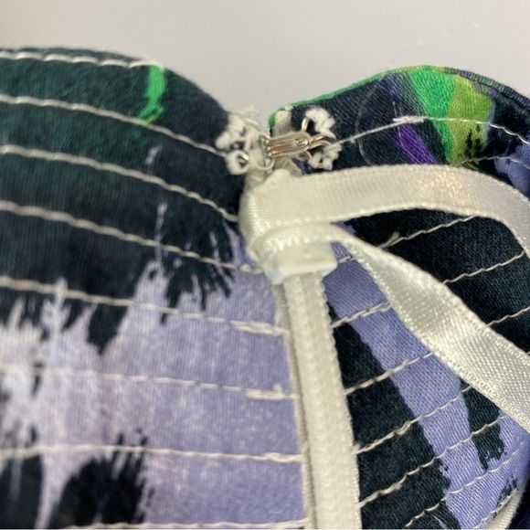 Spanner Animal Print Full Cotton Midi Skirt Size 10 Lilac Green NWT - Picture 11 of 11